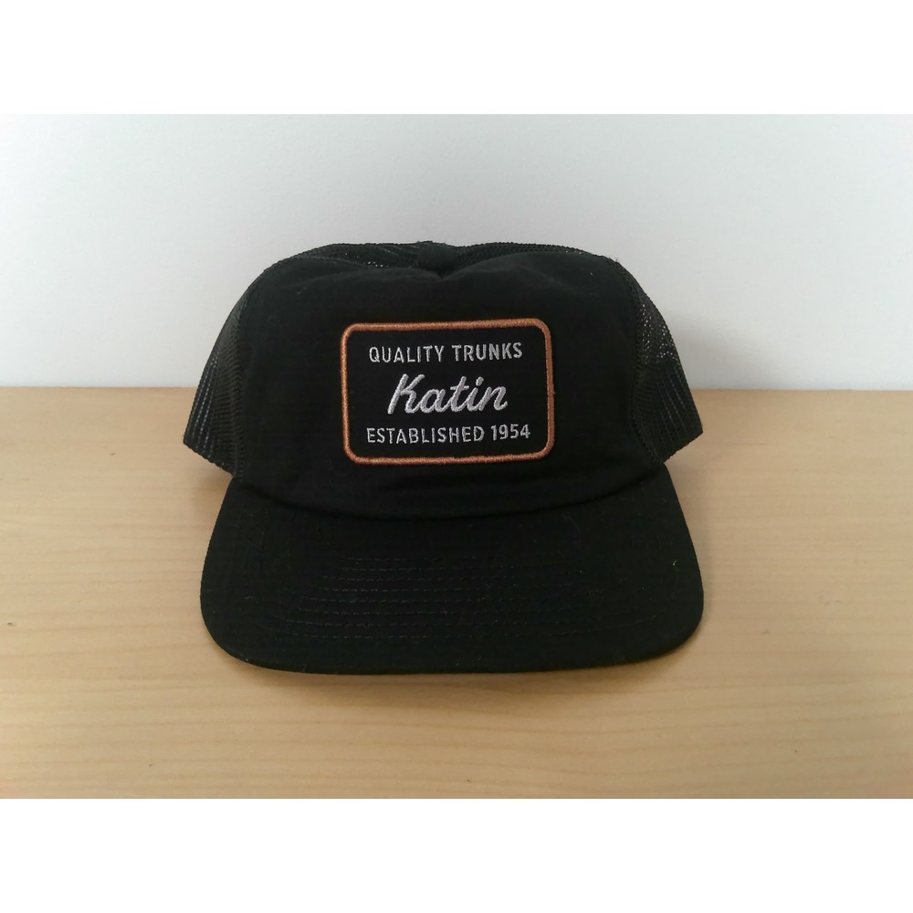Katin Quality Trunks Trucker Hat Established 1954 Patch Black Mesh Snapback Surf